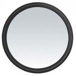 MIROIR ROND NOIR